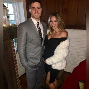 Lulus Off the Shoulder Classic Black Glam Dress Size: M